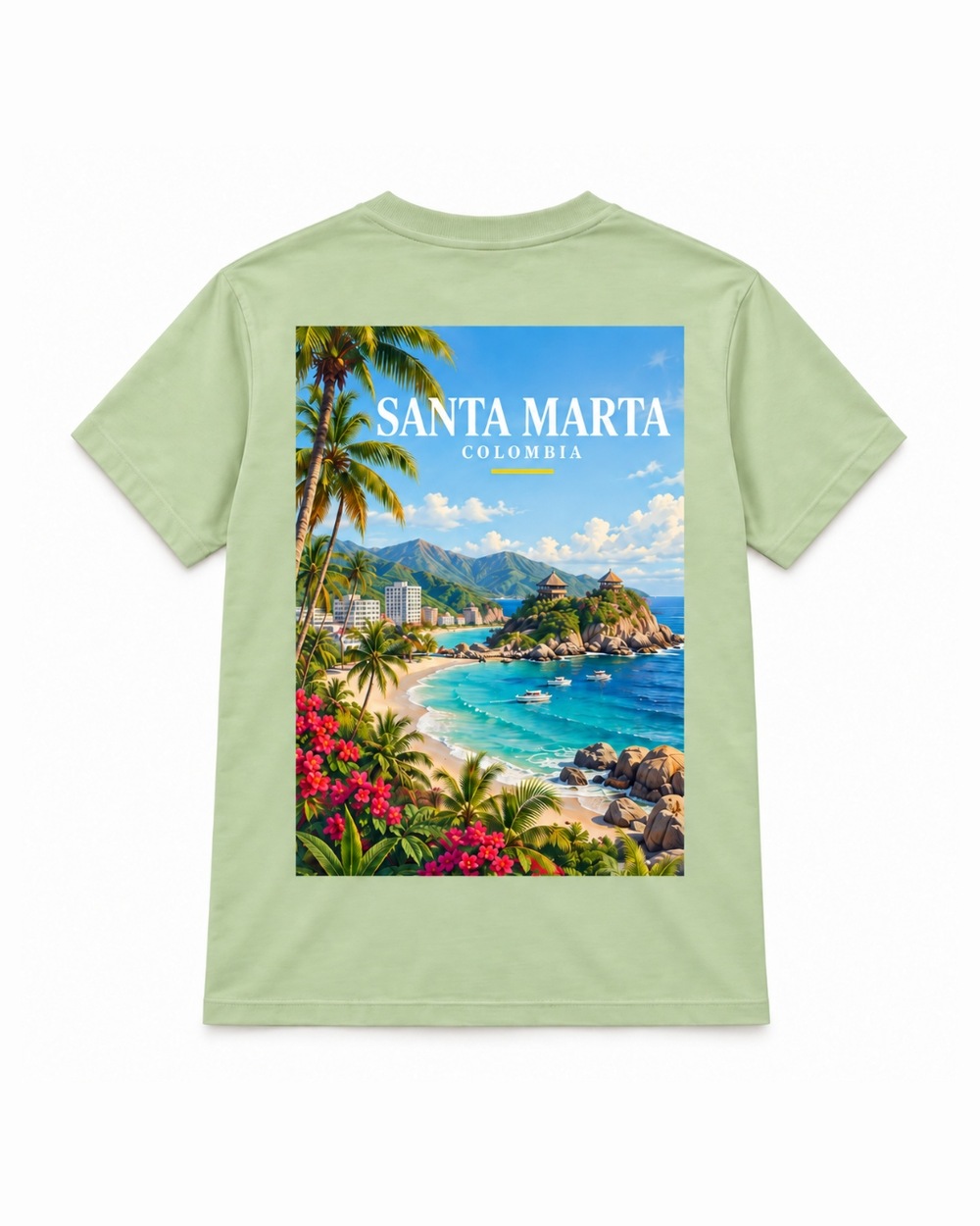 Camiseta Santa Marta Espalda