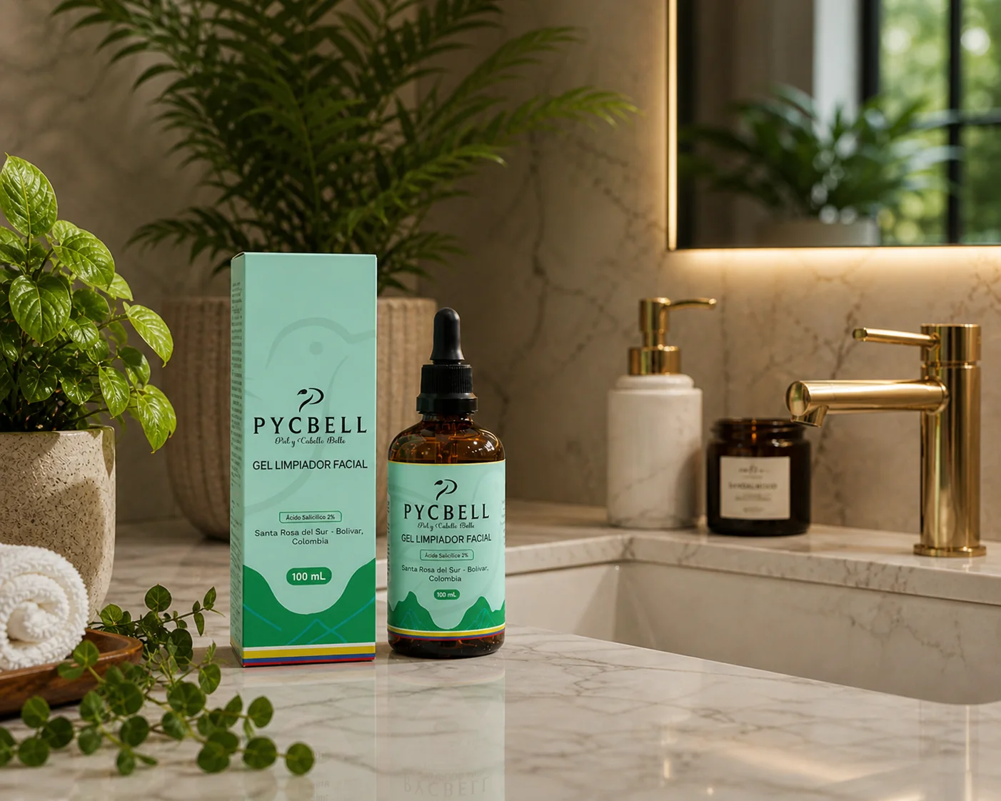 Gel Limpiador Facial Pycbell