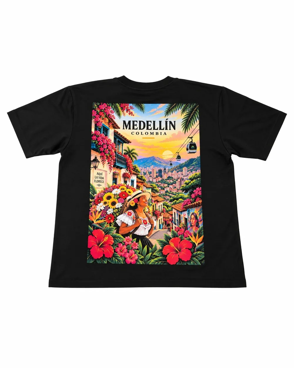 Camiseta Medellín Espalda